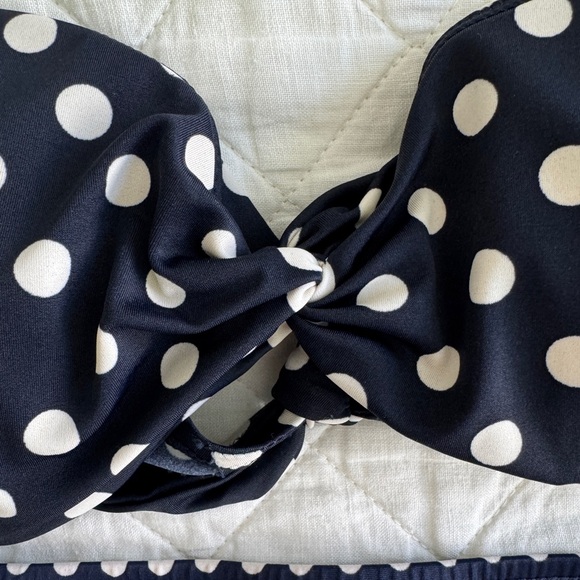 J. Crew Navy Breezy Dot Polka Bikini - Picture 6 of 8